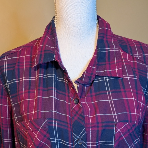 PLAID HOLIDAY Flannel Relaxed Fit XL - Picture 3 of 9
